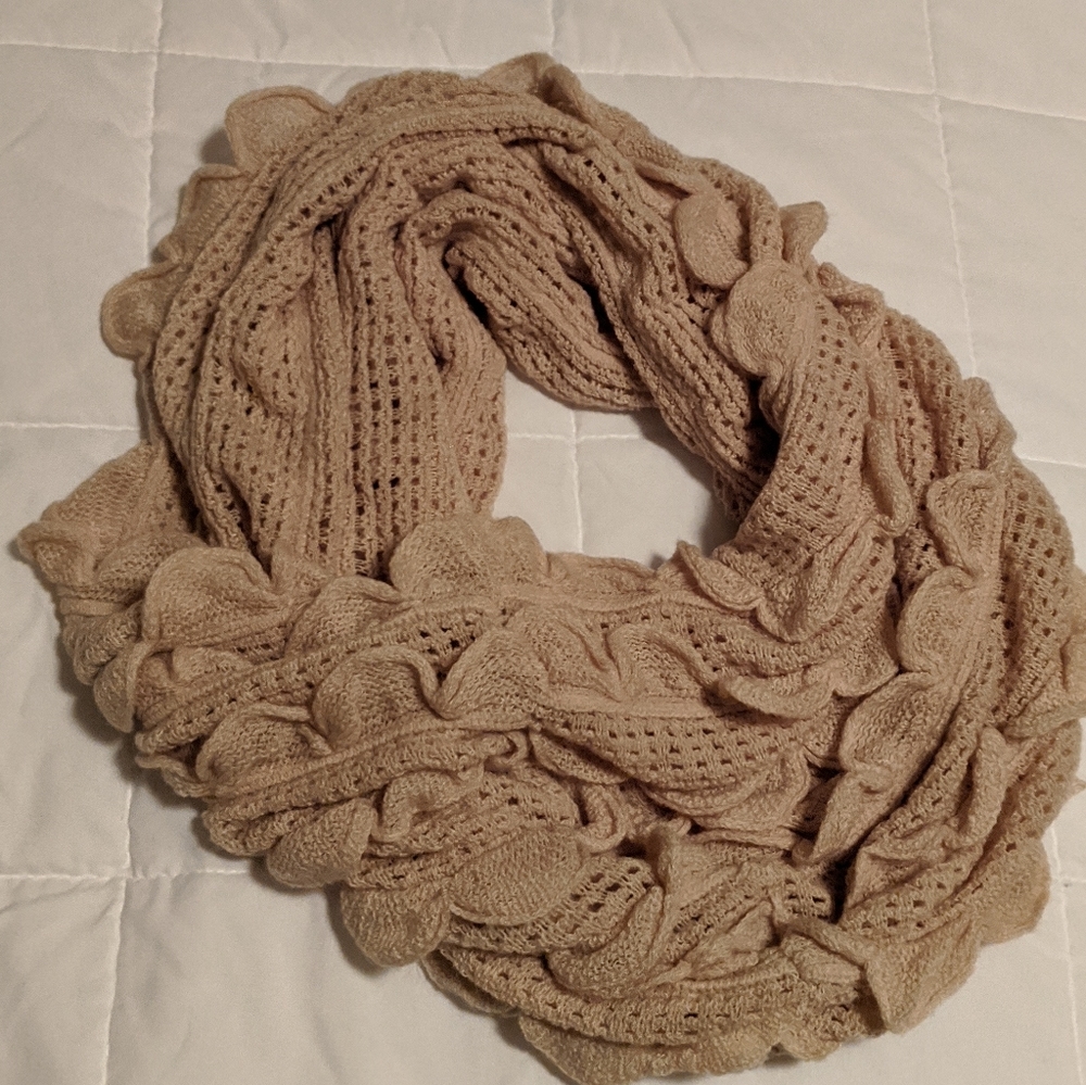 Tan Infinity Scarf